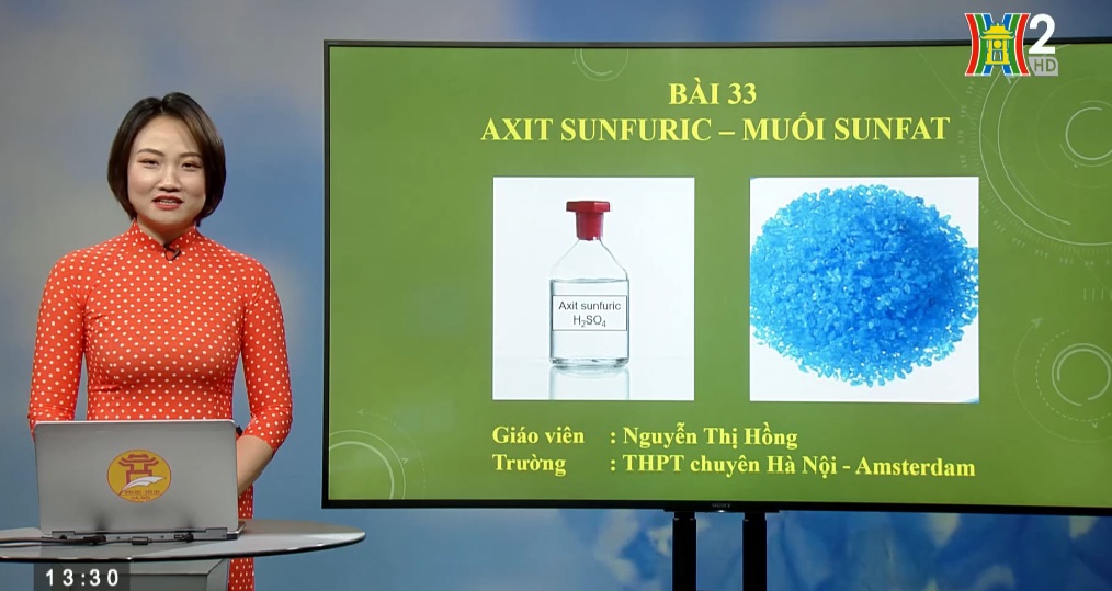 Tải sách: Bài 33 : Axit sunfuric – Muối sunfat (Tiết 1 ) – Hóa Học 10